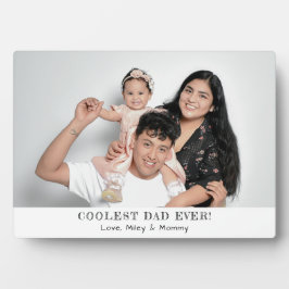 パパクールEver Photo Father's Day Memories Gift フォトプラーク