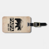 パパグランジベアパパ年 ラゲッジタグ (正面横)