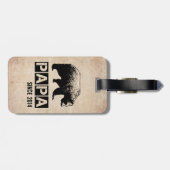 パパグランジベアパパ年 ラゲッジタグ (裏面横)