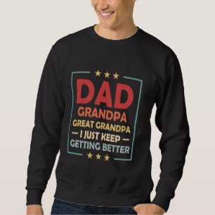 パパグランドパ素晴らしグランドパおもしろいグランドパfor Father スウェットシャツ