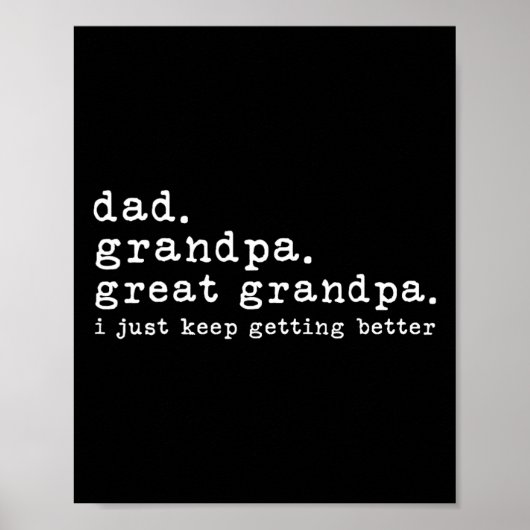 パパグランドパ素晴らしグランドパおもしろいファーザデー素晴らし ポスター (正面)
