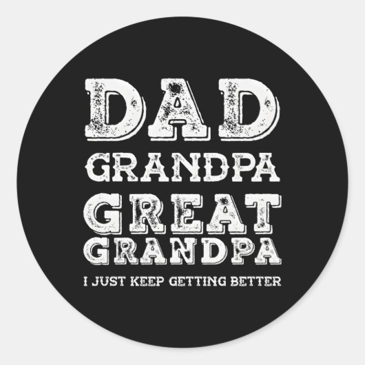 パパグランドパ素晴らしグランドパIはベッ保トを取得する ラウンドシール (正面)
