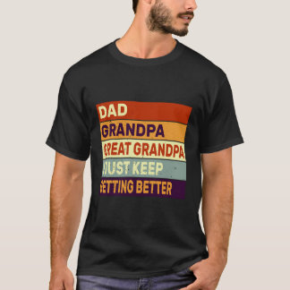 パパグランドパ素晴らしグランドパIはベッ保トを取得する Tシャツ