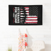 パパグランドパ退役軍人トランプ2024米国国旗 横断幕 (インサイチュ)