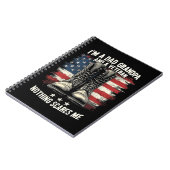 パパグランドパ退役軍人愛国的な父の日 ノートブック (左側)