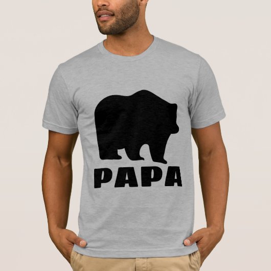 パパグリーベアPAPA Tシャツティー Tシャツ (正面)