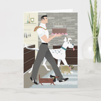 パパケーキの誕生日カード カード