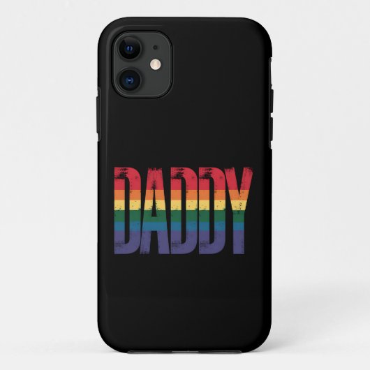 パパゲイプライド月LGBTQファーズデーレインボー Case-Mate iPhoneケース (裏面)
