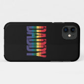 パパゲイプライド月LGBTQファーズデーレインボー Case-Mate iPhoneケース (裏面(横))