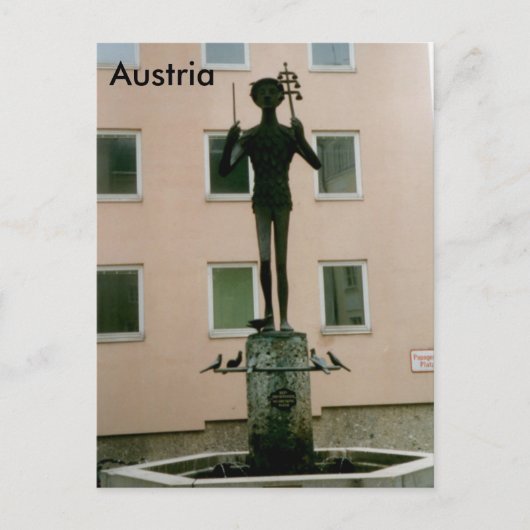 パパゲノオペラザルツブルク魔法フルート，オーストリア ポストカード (正面)