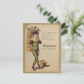 パパゲノゾーベルフロテ魔法フルートCC0839モーツァルト ポストカード (スタンド正面)