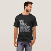 パパゲーマー伝説的スーパーヒーロー Tシャツ (正面フル)