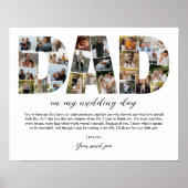 パパコラージュ私の結婚式の日父の贈り物のために ポスター (正面)