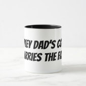 パパコーヒーマグ低鍵パパのコーヒ運ーザFam マグカップ (中央)