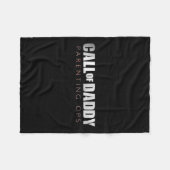 パパコールのパパ子育てOpsプレゼント フリースブランケット (正面(横))