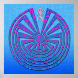 パパゴメイズブルー&パープル ポスター