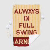 パパゴルフタオルおもしろいユーモアモダン ゴルフタオル (インサイチュ)