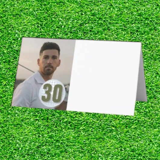 パパゴルフパーティーおもしろい折り畳み座席表 プレイスカード