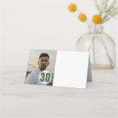 パパゴルフパーティーおもしろい折り畳み座席表 プレイスカード (裏面)