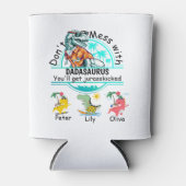 パパサウルスの夏の雰囲気3人の子供を台無しにしない 缶クーラー (正面)