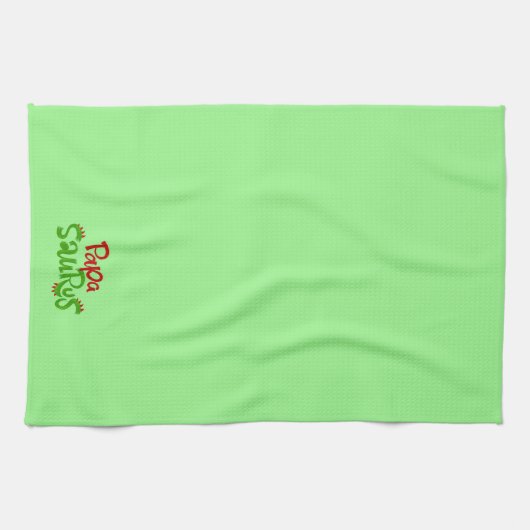 パパサウルスグラフィック キッチンタオル (横)