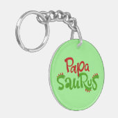 パパサウルスグラフィック キーホルダー (正面左)