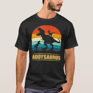 パパサウルスダディオンドラズトゥールRe 2キッズファミリーファテ Tシャツ