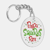 パパサウルスレックスグラフィック キーホルダー (正面左)