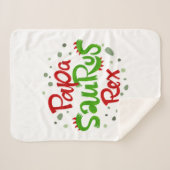 パパサウルスレックスグラフィック シェルパブランケット (正面(横))