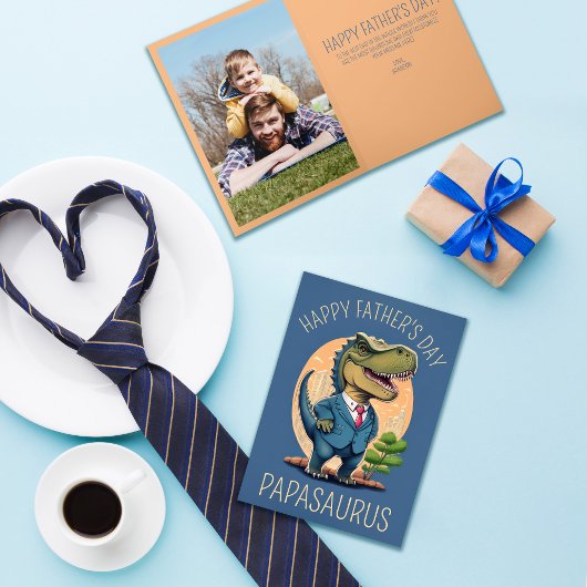 パパサウルス恐竜漫画 父の日 シーズンカード