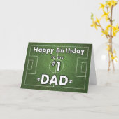 パパサッカー誕生日草球場Sp カード (黄色い花)