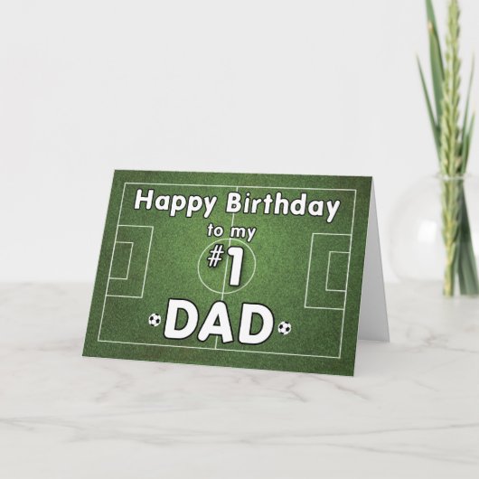 パパサッカー誕生日草球場Sp カード (正面)