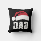 パパサンタクリスマスファミリーマッチングパジャマスパパ クッション (正面)