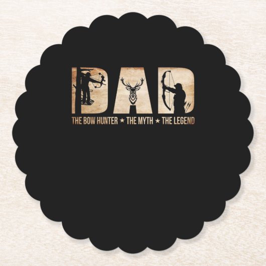 パパザボウハンター神話レジェンドギフト ペーパーコースター (正面)