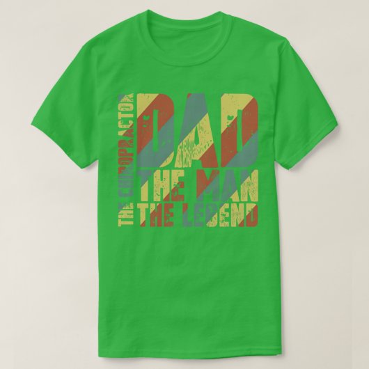 パパザマンザカイロプラクターザレジェンド Tシャツ (デザイン正面)