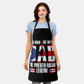 パパザマンザ神話ザプエルトリカンレジェンド エプロン (着用した状態)