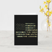 パパザマンザ神話レジェンドファーザーズデイ迷彩柄U カード (黄色い花)