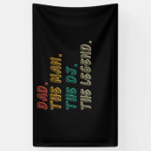 パパザマンザDJザレジェンドヴィンテージ 横断幕 (縦)