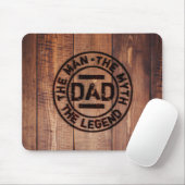 パパザマン神話レジェンドウッド素朴パイログラフィー マウスパッド (マウス)