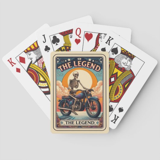 パパザレジェンドファーズおもしろいズデイスケルトン トランプ (裏面)