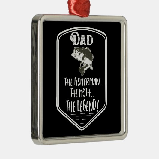 パパザ漁師ザ神話ザ伝説の父 メタルオーナメント (右)