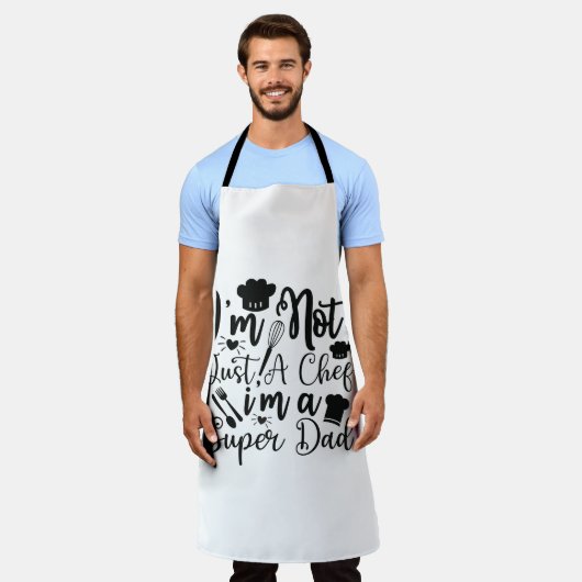 パパシェフが引用 エプロン (着用した状態)