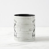 パパシェフ代表のbbqグリルクリスマスモダン  マグカップ (中央)