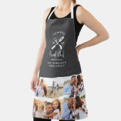 パパシェフ代表のbbqグ数々のリル写真モダン エプロン (インサイチュ)