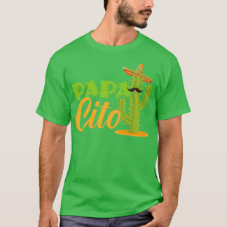 パパシトパパメキシコヒゲ着用者シニョデマヨ Tシャツ
