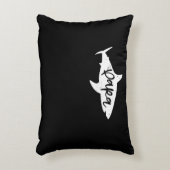 パパシャークパパフィン動揺して父 アクセントクッション (正面(垂直))