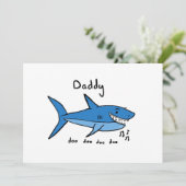 パパシャーク 父の日 カード (スタンド正面)