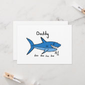 パパシャーク 父の日 カード (正面/裏面インサイチュ)