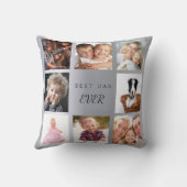 パパシルバー写真コラージュ クッション (裏面)