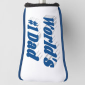 パパシーブルー文字 ゴルフヘッドカバー (回転90)